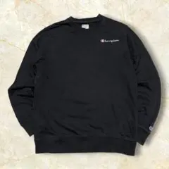 手*巻様 チャンピオン 刺繍ロゴ 白タグ スウェットトレーナー プルオーバー メ