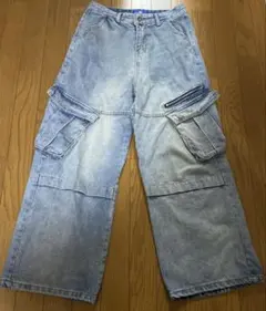 LOCA PEOPLE デニム カーゴ 韓国 archive QS86