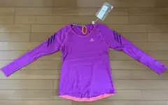【タグ付き新品未使用】　adidas トレーニングウェア　Sサイズ　紫