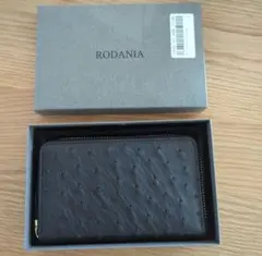 【新品・未使用】RODANIA オーストリッチ 二つ折り財布のサムネイル