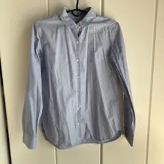 ブラウス 長袖 水色