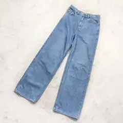 マカフィー　ワイドストレートパンツ　デニム　現行品　36 ライトブルー　1