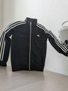 adidas 黒 ジップアップジャケット トラックジャケット