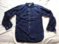 Warehouse ショールカラー　アシンメトリーポケット　ポルカドットシャツのサムネイル