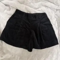 GU ブラック コーデュロイ ショートパンツ XL
