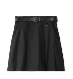 リリーブラウン ベルト付きタックプリーツスカショーパン