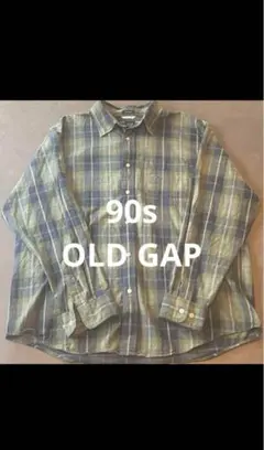 90s OLD GAP チェック長袖シャツ