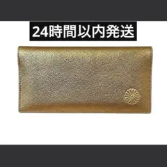 国会議事堂 菊御紋 牛革 ミニ財布 高市早苗 スイミングカード機能付き