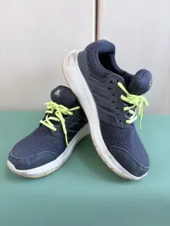 adidas ネイビー メッシュランニングシューズ27cm