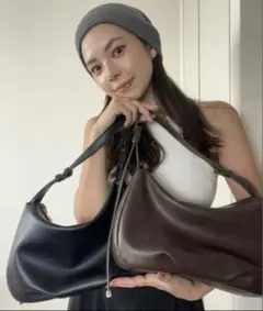 macoto×EFOLEコラボ 2wayショルダーバッグ　ブラウン