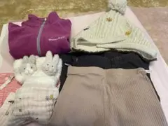 今,冬に向う国々のkidsへ❣️ montbell 90 ,帽子zara,セット
