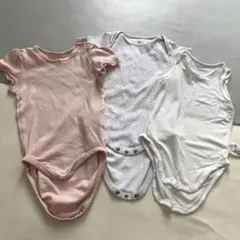 ユニクロ　H&M next ボディースーツ　80 3枚セット