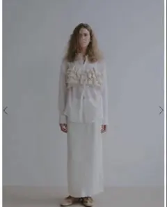 26SS ダブルフェイスIラインスカートのサムネイル