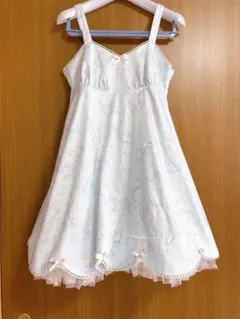 ハニーシナモン　うさぎ　ぬいぐるみ　姫　ロリータ　ワンピース　水色のサムネイル