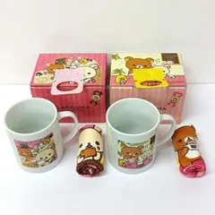 1.リラックマ　マグギフト　マグカップ＆プチタオル　2点セット
