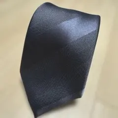 スーツセレクト シルクネクタイ シルバーグレー ストライプ