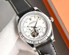 ROLEX 自動巻き時計 クロノグラフ シルバー