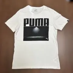 PUMA プーマ　ホワイト Tシャツ Lサイズ　メンズ　サッカー