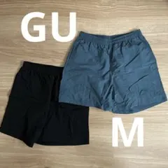 GUショートパンツ Mサイズ2色セット ブラック・ブルー