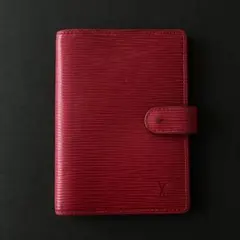 Louis Vuitton エピレザー 手帳カバー レッド