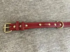 犬用首輪 Porta ポルタ クラシックソフトレザーカラー 24mm レッドのサムネイル