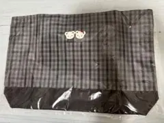 【新品未使用】ファミリア　バッグ　黒系ファミリアチェックバッグ