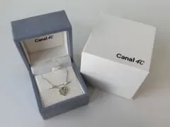 ☆【新品未使用】Canal 4℃ ハートモチーフネックレス シルバー 保管品 ☆