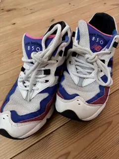 new balance 850 ホワイト/ブルー/パープル/ピンク　27.5