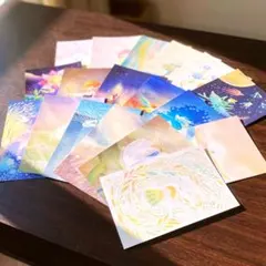 こころに明かりをともすアートポストカード18枚セット