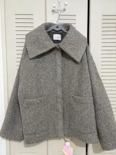 COCODEAL リブカラーウール混コート | Mercari