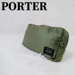 廃盤希少・人気完売✨️PORTER　TANKER　ポーチ　セージグリーンのサムネイル