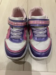キッズスニーカー 17.0cm ピンク紫