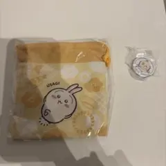 ちいかわ くら寿司 コラボ 巾着 缶バッジ セット