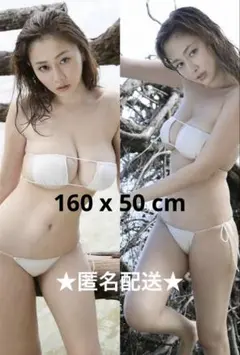 未開封★杉原杏璃　白水着　160x50cm 抱き枕カバー　両面2wayトリコット