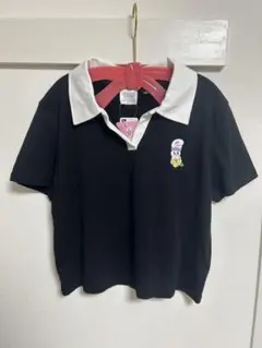 GU ポロシャツ 160 黒 エスターバニー