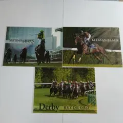 ​【非売品】JRA競馬クリアファイルキタサンブラック レイデオロ サトノクラウン