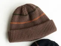 USUAL THINGS SCRUTINY STRIPED BEANIE