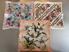 フェイラー フラワー ハンカチ3枚セット