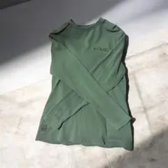 HALEOオリーブグリーン 長袖トレーナー