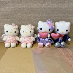 【希少】NTT電報　ハローキティ ぬいぐるみ 4体セット