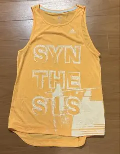 adidas オレンジ タンクトップ