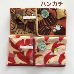 タオルハンカチ　うさぎりんご　カヌレ　２枚　日本製　今治タオル認定品のサムネイル