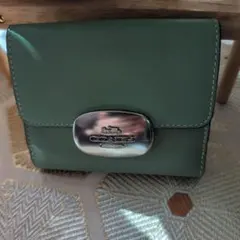 COACH 二つ折り財布 グリーン