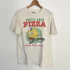スポンジボブ KRUSTY KRAB PIZZA Tシャツ Lサイズ
