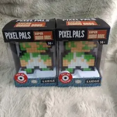 ルイージ PIXEL PALS フィギュア 光るLEDライト付