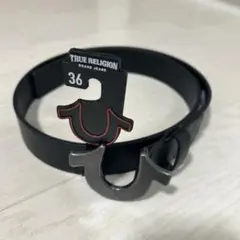 【新品タグ付き】トゥルーレリジョン　ベルト　黒　サイズ36