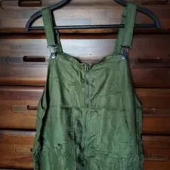 niko and… オリーブグリーン ジッパー付きオーバーオール サロペット