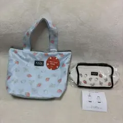 KALDI いちごバッグ　2026 イチゴ柄 保冷バッグセット【食品類なし】