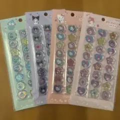 【正規品】サンリオ　おはじきふうシール　シナモン　クロミ　キティ　マイメロ