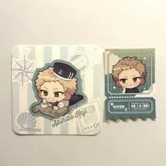 ギヴン スマイルベースカフェ 玄純 柊 特典ステッカー ピック セット